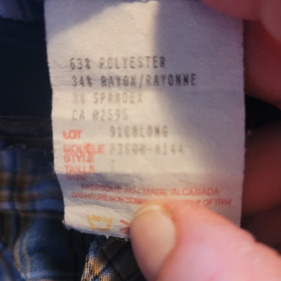 Pelican Cove retro plaid pants - Picture 7 of 10